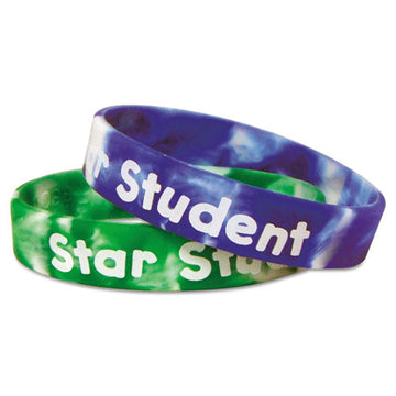 Teacher Created Resources Two-toned Star Student Wristbands, 5 Designs, Assorted Colors, 10-pack freeshipping - TVN Wholesale